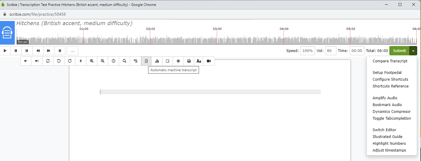 Editor Toolbar