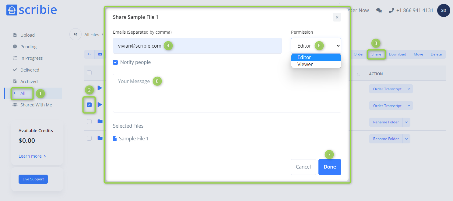 How to Share a File